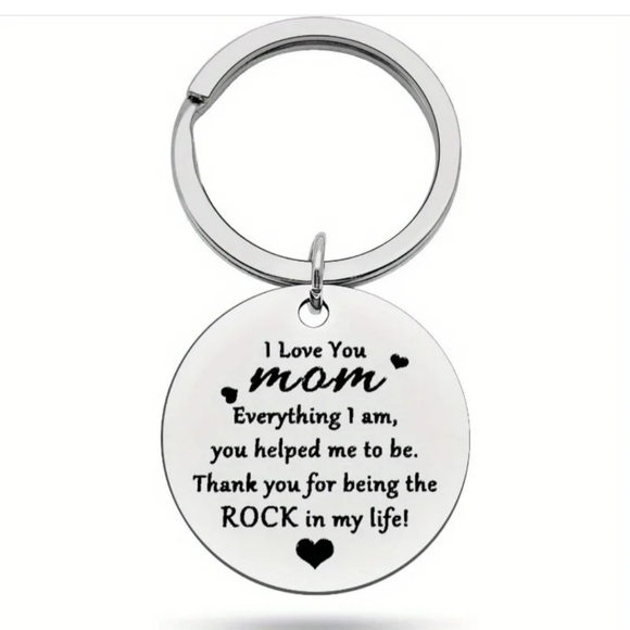 New I Love You Mom Keychain - Picture 1 of 2